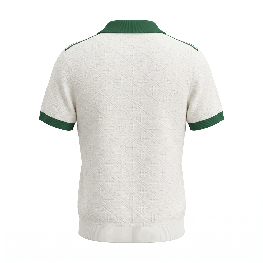 Casablanca White Green Polo