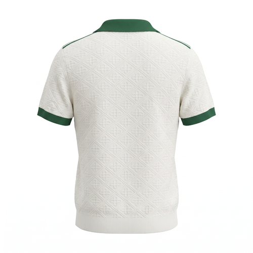 Casablanca White Green Polo