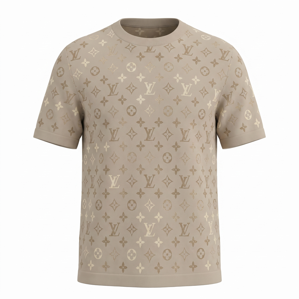 Lv Beige Tee