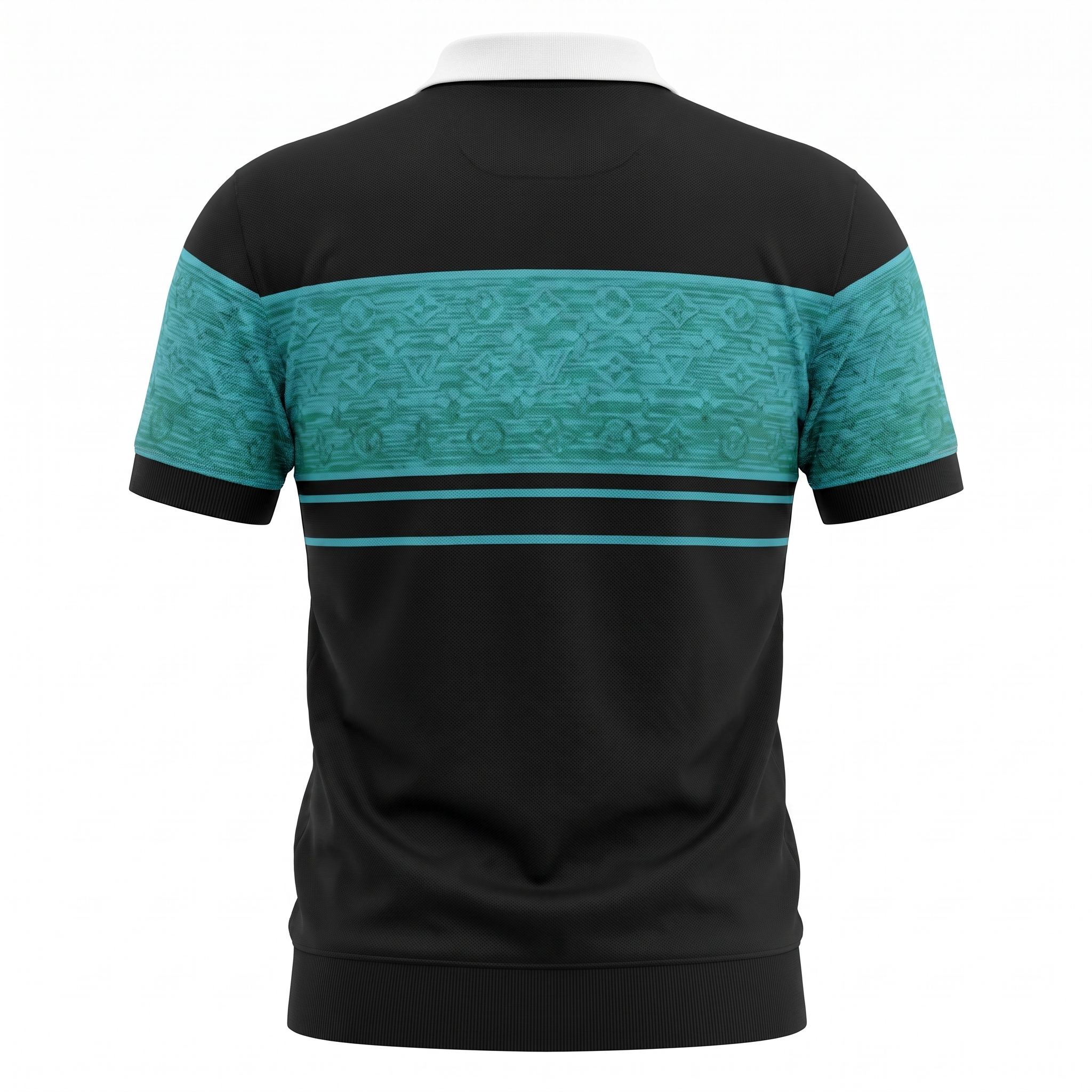 Lv Black Mint Green Polo