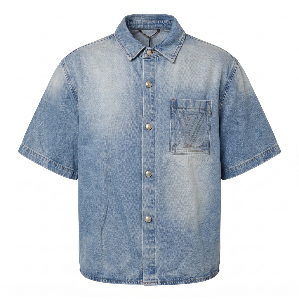 Lv Denim Shirt