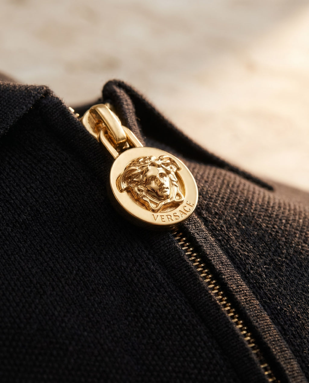 Versace Black Polo (detail)