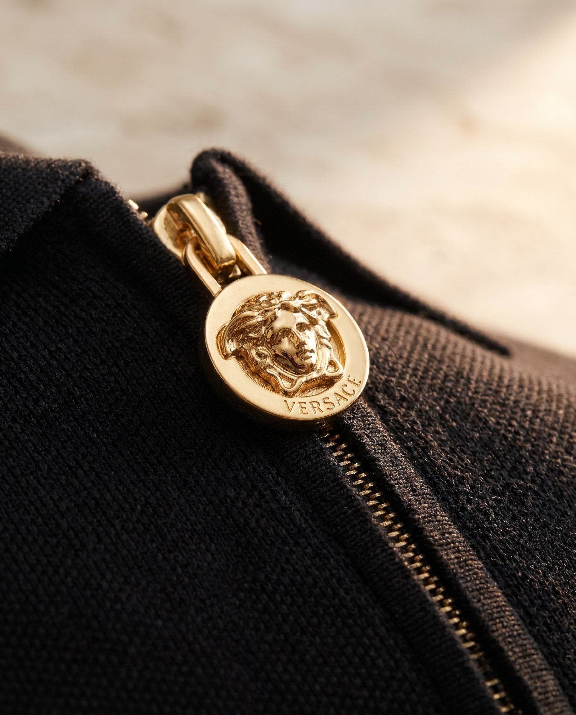 Versace Black Polo (detail)